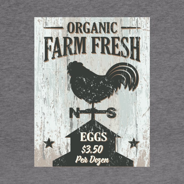 Vintage Farm Market Sign #3 by SWON Design